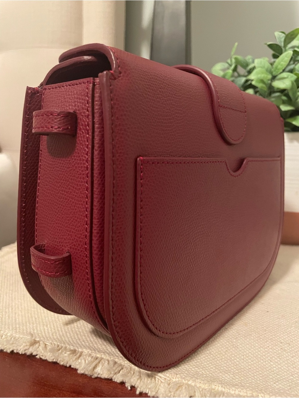 Senreve Cadence crossbody Pebbled Merlot - Picture 4 of 11